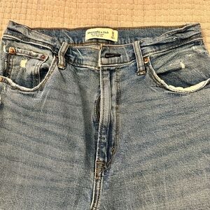 Abercrombie & Fitch Blue Slim Jeans with Vintage Wash